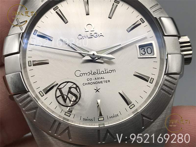 VS廠歐米茄星座復刻表對比正品評測-8500一體機功能對版-復刻表