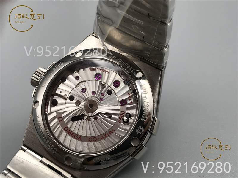 VS廠歐米茄星座復刻表對比正品評測-8500一體機功能對版-復刻表