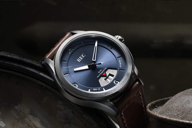 REC RJM 04 Bluebird噴火戰(zhàn)機(jī)藍(lán)盤(pán)手表-復(fù)刻表