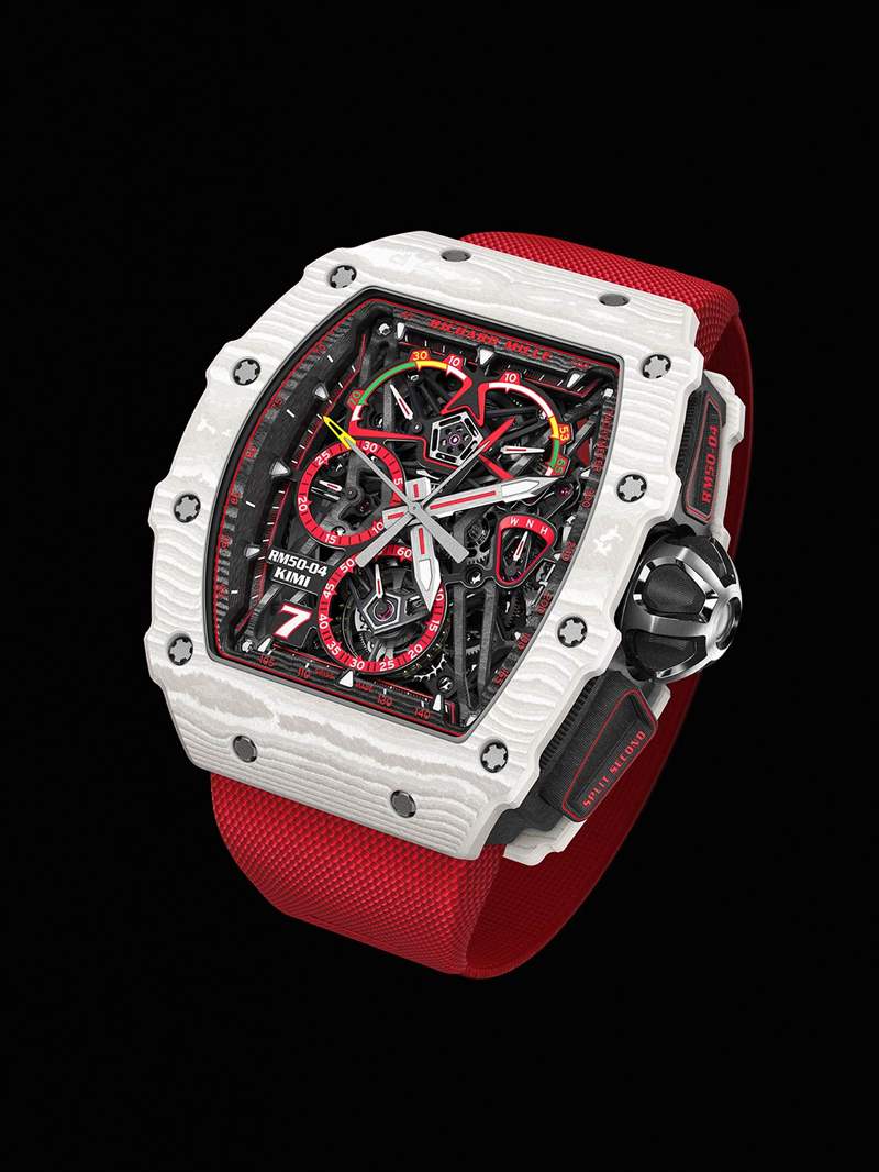 理查德米勒RM 50-04 Tourbillon Split-Seconds Chronograph Kimi R?ikk?nen手表-復(fù)刻表