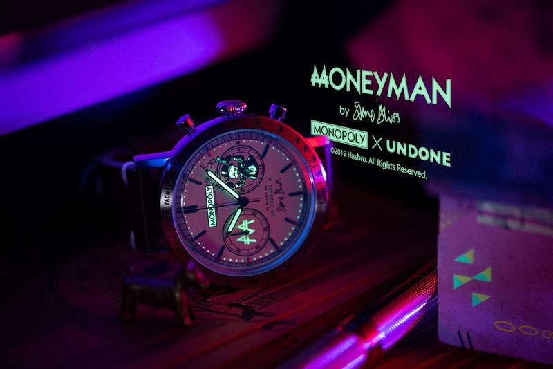 玩具反斗城Monopoly X Undone MONEYMAN手表系列-復(fù)刻表