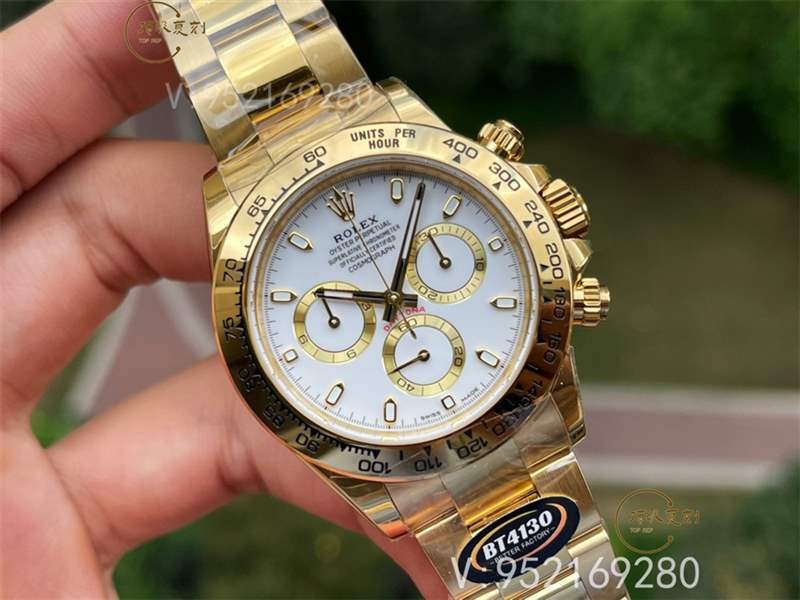 bt廠勞力士迪通拿全金白盤116508復刻表做工怎么樣-復刻表