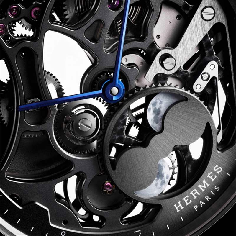 HERMèS愛馬仕的華麗雙月｜最新Slim d'Hermès Squelette Lune-復刻表