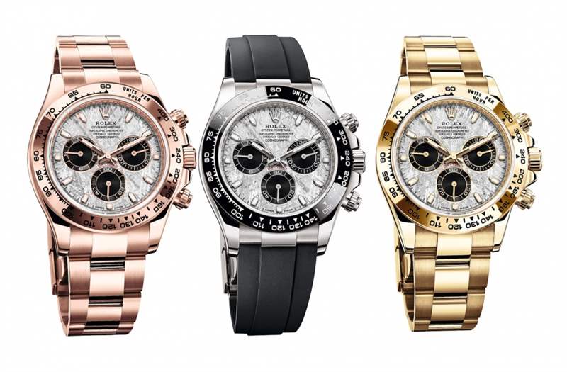 2021勞力士新表｜勞力士Rolex最新迪通拿Daytona配上罕見隕石面-復(fù)刻表