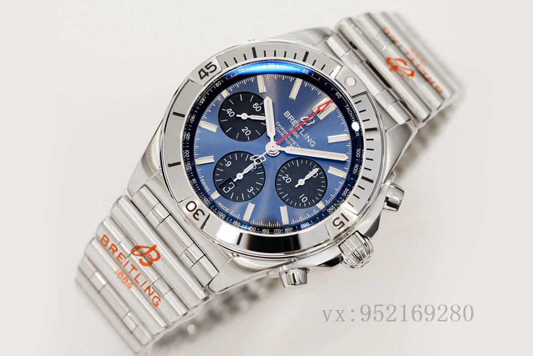 GF廠百年靈大鋼王機械計時藍盤腕表質(zhì)量怎么樣-復刻表