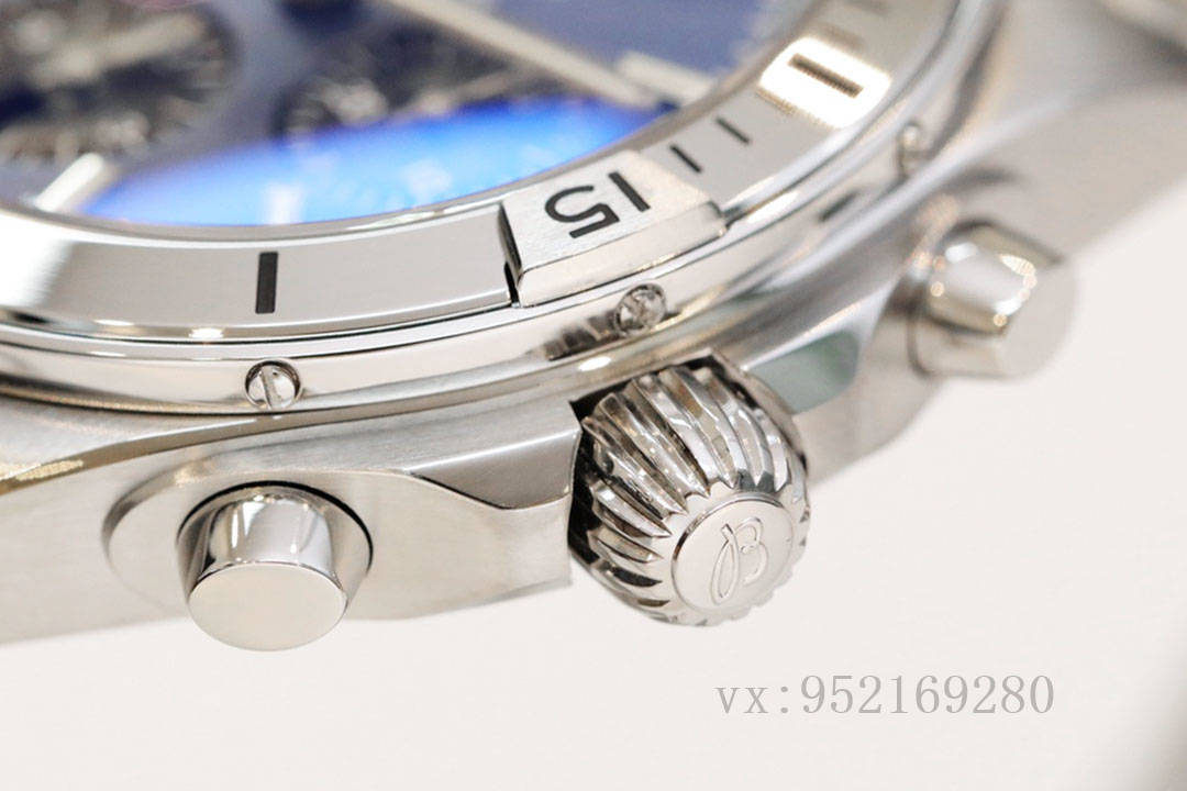 GF廠百年靈大鋼王機械計時藍盤腕表質(zhì)量怎么樣-復刻表