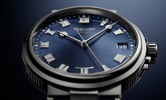 寶璣Marine航海系列推出鈦金屬藍與玫瑰金暖棕新色-復(fù)刻表