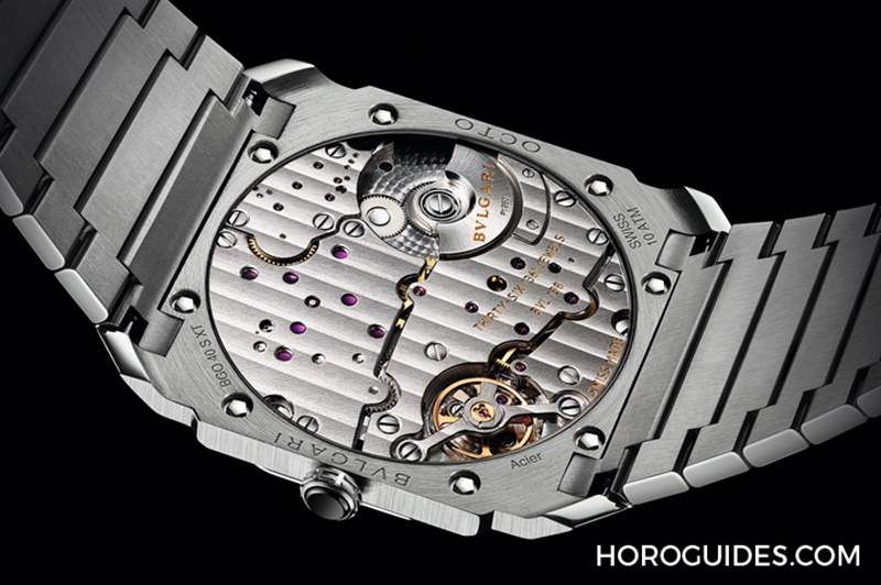 這樣的喀什米爾藍面，美絕了！BVLGARI Octo Finissimo超薄自動上鏈精鋼腕表-復(fù)刻表