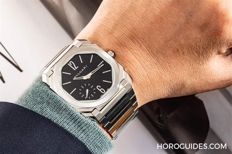 這樣的喀什米爾藍面，美絕了！BVLGARI Octo Finissimo超薄自動上鏈精鋼腕表-復(fù)刻表