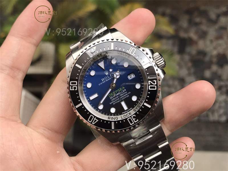 AR廠勞力士漸變藍鬼王v2版腕表復刻做工怎么樣對比n廠漸變鬼王-復刻表