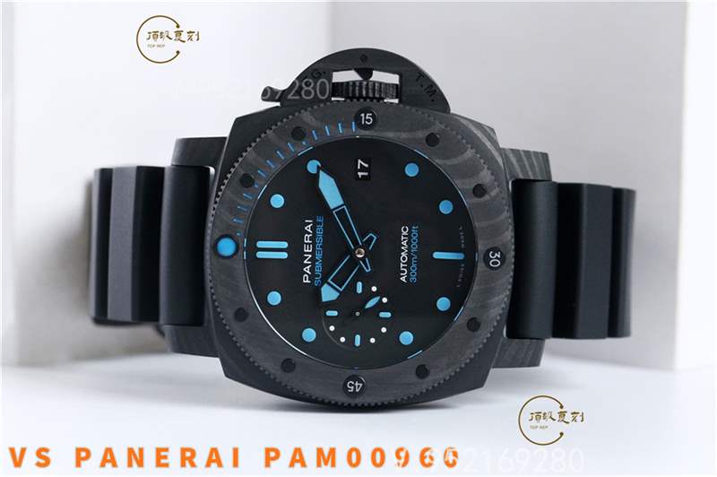 VS廠沛納海pam960碳纖維腕表復(fù)刻做工怎么樣,42mm亞洲人專屬-復(fù)刻表