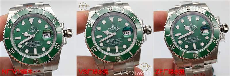 VS廠、ZF廠、N廠勞力士水鬼獨家對比，哪家復(fù)刻做工最為出色呢-復(fù)刻表