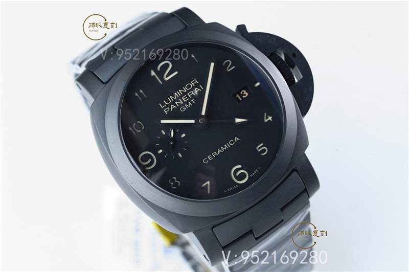 VS廠沛納海pam438黑陶瓷腕表詳細(xì)評(píng)測(cè),鍍黑機(jī)芯更接近正品-復(fù)刻表