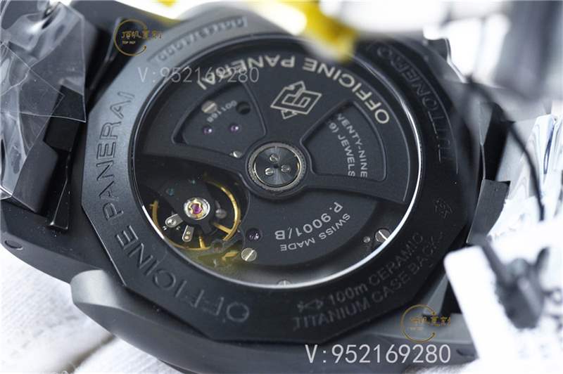 VS廠沛納海pam438黑陶瓷腕表詳細(xì)評(píng)測(cè),鍍黑機(jī)芯更接近正品-復(fù)刻表