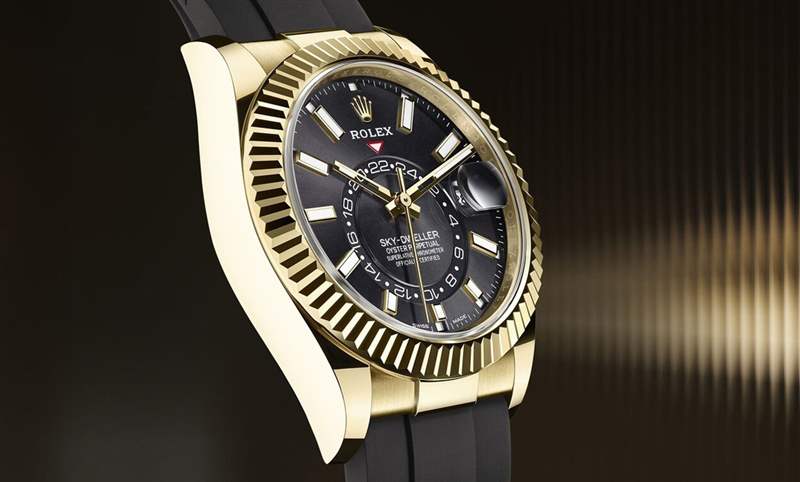 ROLEX Sky-Dweller首次搭配黑橡膠表帶！-復(fù)刻表