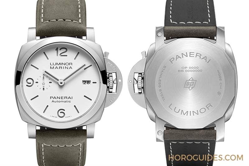 沛納海首見(jiàn)白色三明治面盤(pán)！Luminor Marina PAM01314腕表-復(fù)刻表
