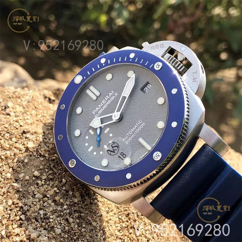 藍(lán)色小海王-VS廠沛納海pam00959評(píng)測(cè)具有年輕活力的藍(lán)主角-復(fù)刻表