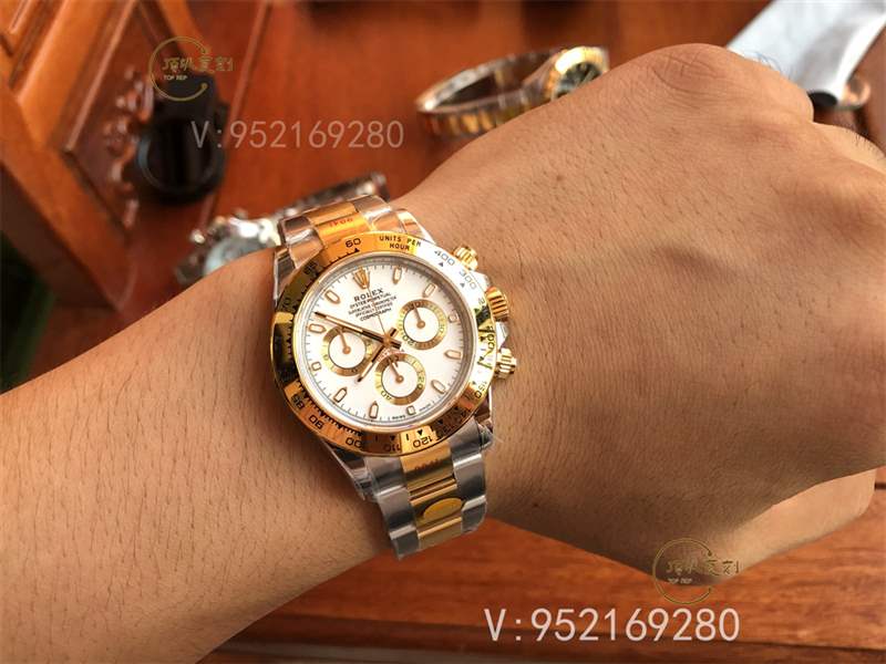 N廠復刻勞力士迪通拿間金白盤m116503腕表做工怎么樣,內(nèi)附實拍圖-復刻表