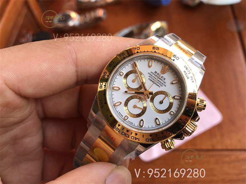 N廠復刻勞力士迪通拿間金白盤m116503腕表做工怎么樣,內(nèi)附實拍圖-復刻表