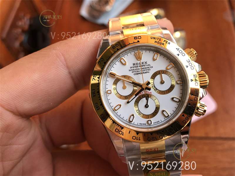 N廠復刻勞力士迪通拿間金白盤m116503腕表做工怎么樣,內(nèi)附實拍圖-復刻表
