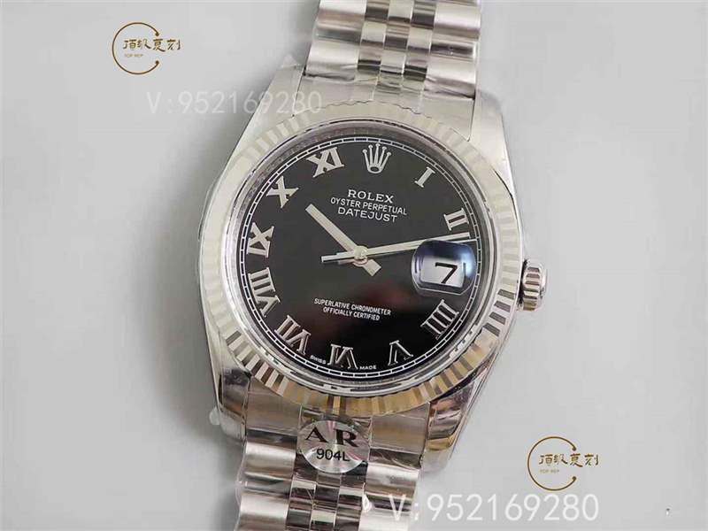 AR廠勞力士v3版日志36mm羅馬數字盤質量如何，對比正品怎么樣-復刻表