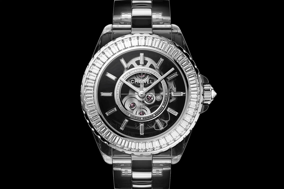 限量12枚!香奈兒J12 X個性鏤空機械手表H6249-復刻表