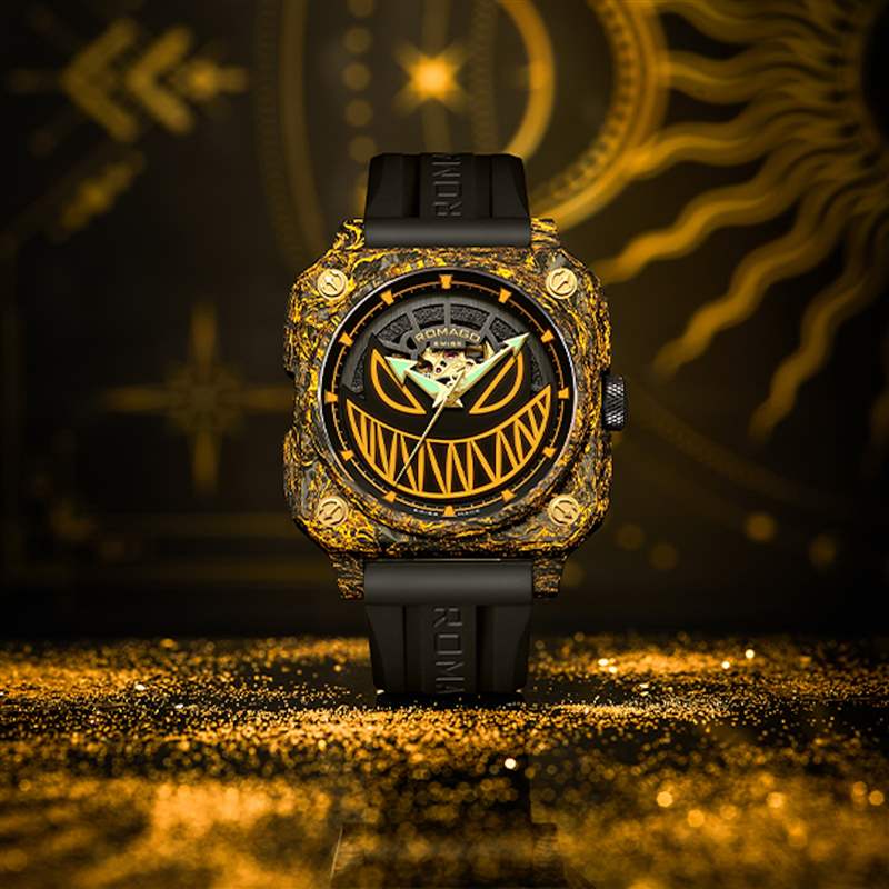 獨立制表師ROMAGO黃金配夜光碳纖玩味新作漆黑中螢火蟲沖擊視覺-復(fù)刻表