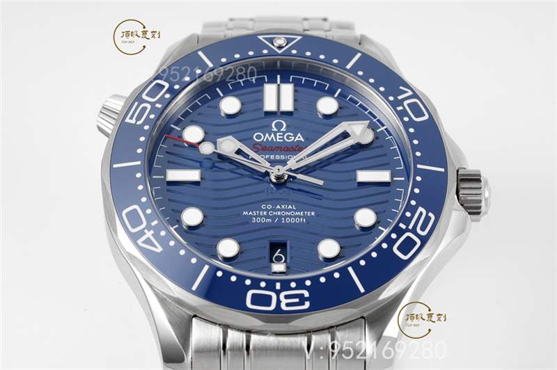 ZF廠海馬300-ZF廠復(fù)刻歐米茄海馬300藍盤做工怎么樣-復(fù)刻表