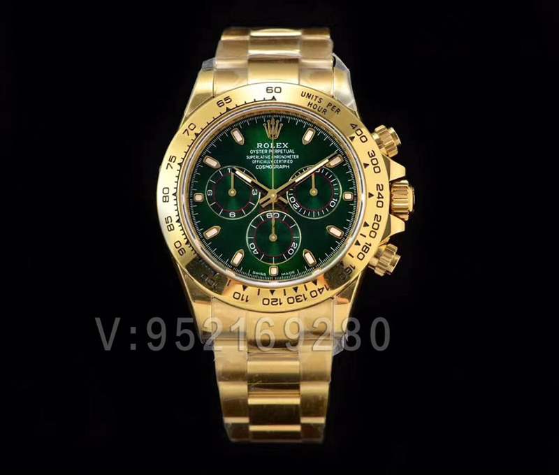 N廠綠金迪「4130機芯」對比AR廠綠金迪更完美-復(fù)刻表