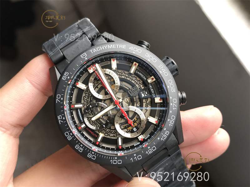 XF廠卡萊拉黑陶瓷-XF廠泰格豪雅卡萊拉黑騎士復(fù)刻表做工怎么樣-復(fù)刻表