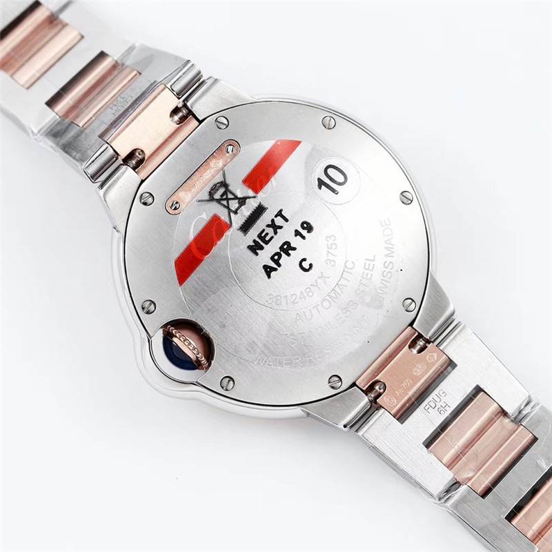 V6廠卡地亞33mm間玫瑰金藍(lán)氣球W2BB0023復(fù)刻表做工怎么樣-復(fù)刻表