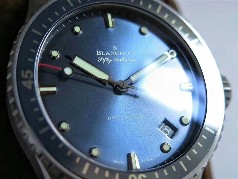 ZF廠寶珀五十噚陶瓷藍盤5000-0240-O52A復刻表做工怎么樣-復刻表