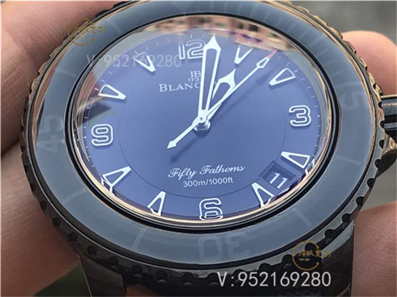 ZF廠寶珀五十噚黑武士5015-11C30-52復刻表做工怎么樣-復刻表