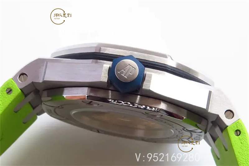 JF廠AP愛彼15710綠色配色皇家橡樹復刻表做工怎么樣-復刻表