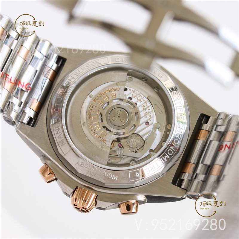 GF廠百年靈機械計時鋼王復刻表上新間金款做工怎么樣-復刻表