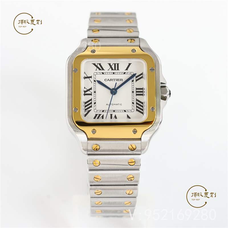 GF廠卡地亞35mm中號山度士復刻表新品做工評測-復刻表