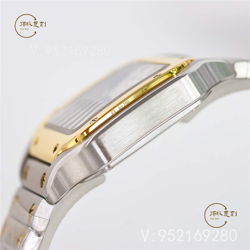 GF廠卡地亞35mm中號山度士復刻表新品做工評測-復刻表