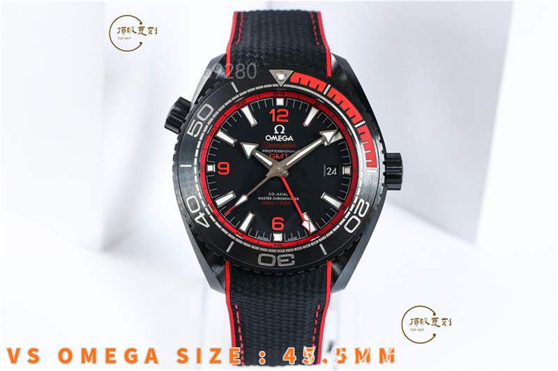 VS廠深海之黑系列-VS廠歐米茄海馬深海之紅復(fù)刻表做工評測-復(fù)刻表