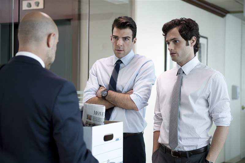 看電影扎卡里·昆托（Zachary Quinto）在“追加保證金”中佩戴保時捷設(shè)計計時碼表預(yù)測金融危機-復(fù)刻表