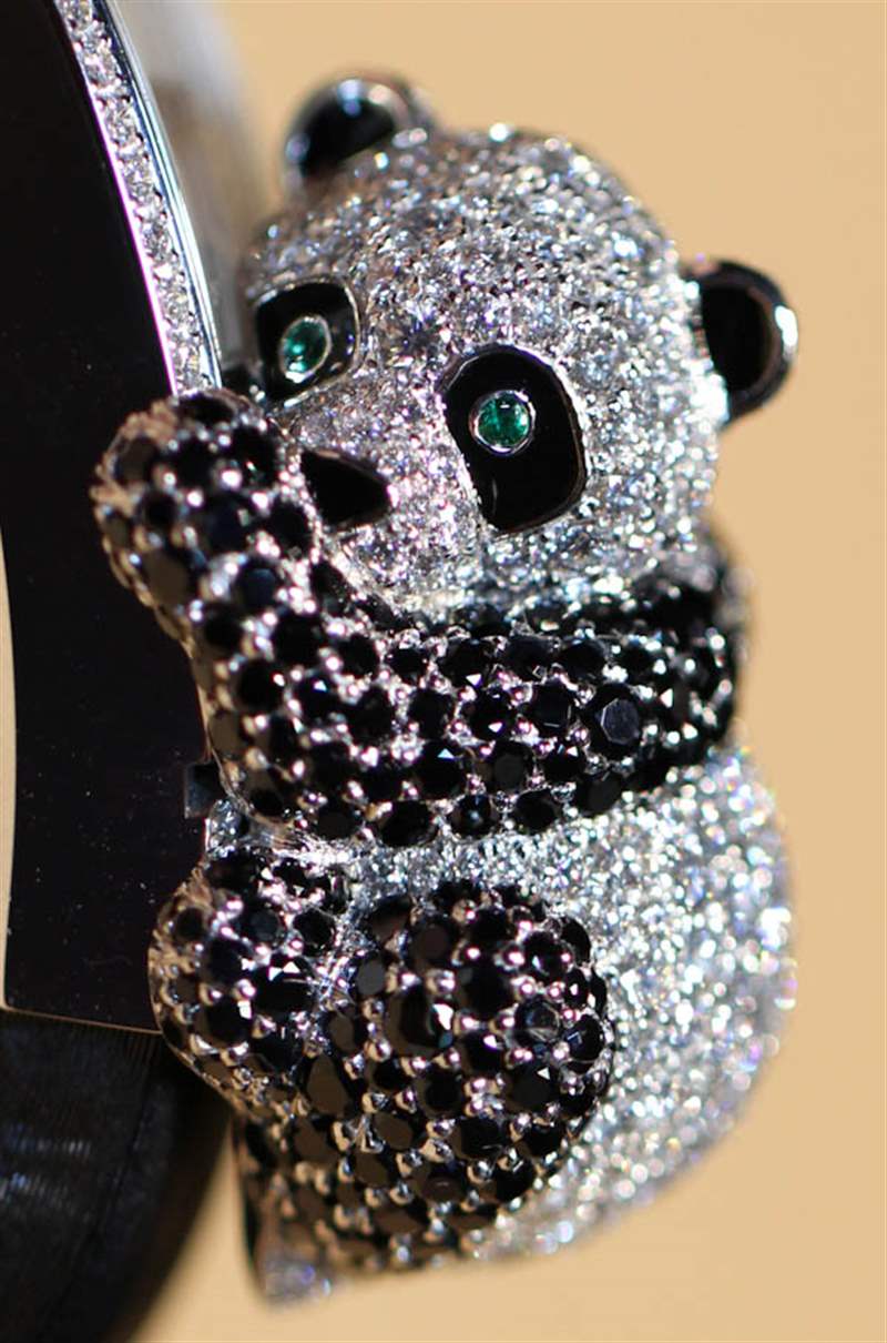 卡地亞 Secret Panda watch-3 卡地亞秘密熊貓手表-復刻表