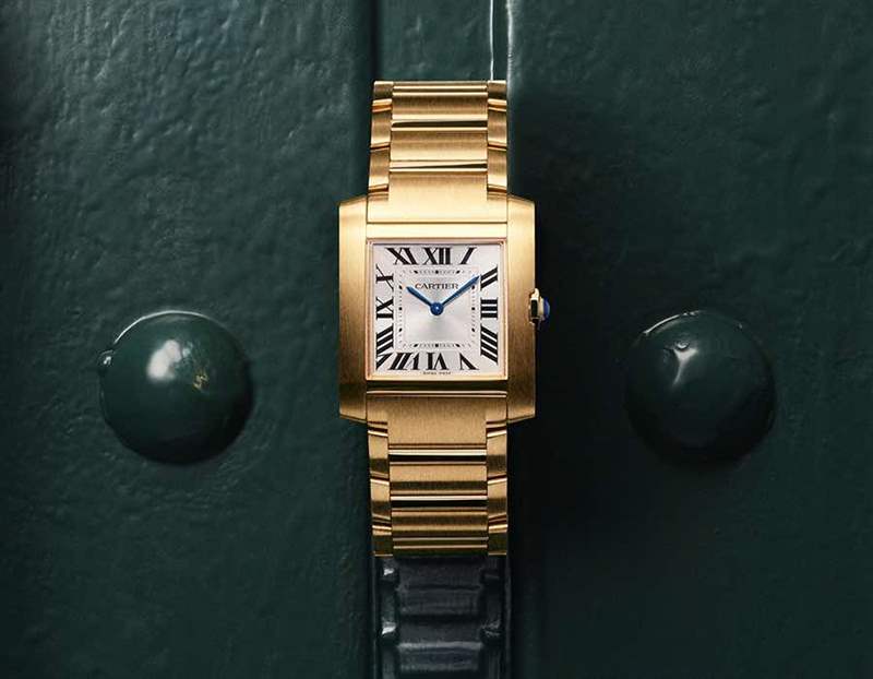 卡地亞重塑標(biāo)志性坦克鉆石腕表-復(fù)刻表
