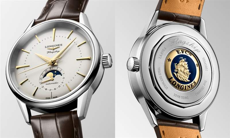 優雅美學新添月相功能|浪琴表LONGINES Flagship Heritage旗艦復刻系列月相腕表-復刻表