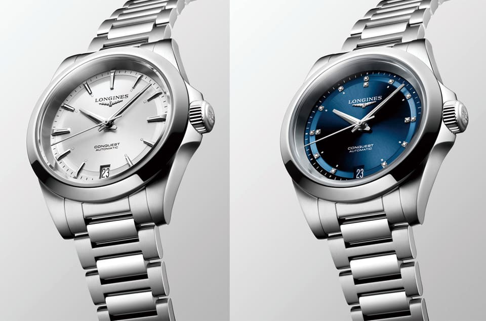 浪琴表Conquest征服者系列男女表齊發計時碼表與大三針款式完備-復刻表