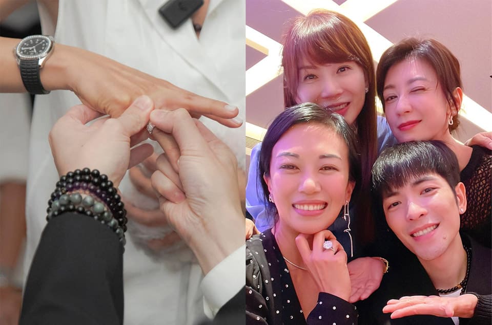 蕭敬騰向經(jīng)紀(jì)人Summer求婚成功PP夯表、破億鉆戒真情露出-復(fù)刻表