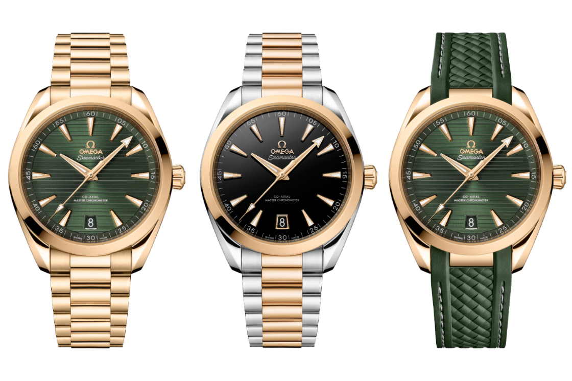 迷人月光金! OMEGA Seamaster Aqua Terra系列腕表推出18K Moonshine金及間金新作-復刻表
