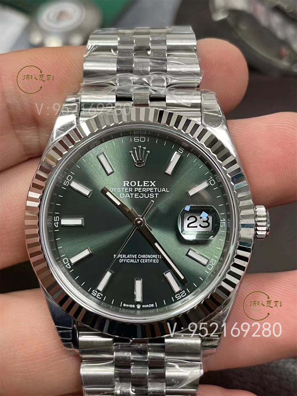 VS廠勞力士日志型薄荷綠盤3235評(píng)測:清新色彩與精湛工藝的結(jié)合-復(fù)刻表