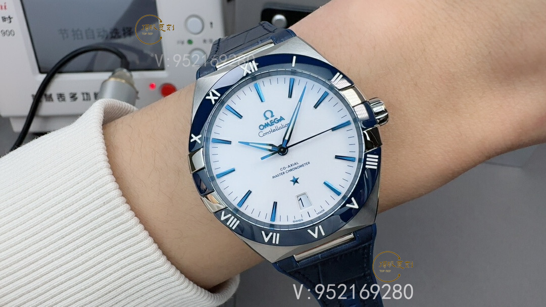 VS廠歐米茄第五代星座藍圈白面腕表：精致復(fù)刻與性能評測-復(fù)刻表