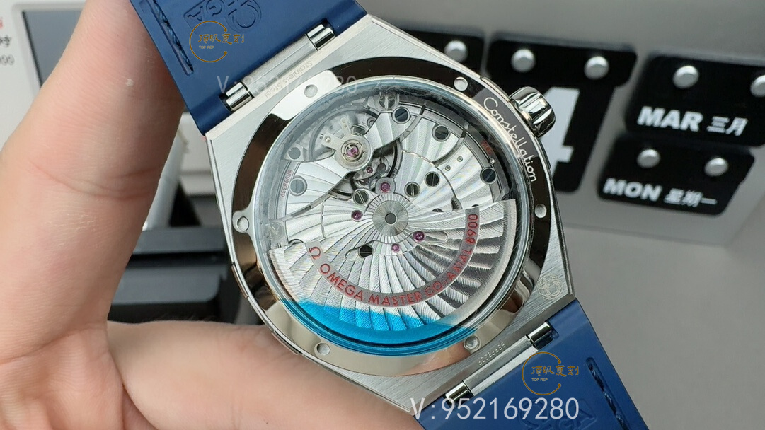 VS廠歐米茄第五代星座藍圈白面腕表：精致復(fù)刻與性能評測-復(fù)刻表