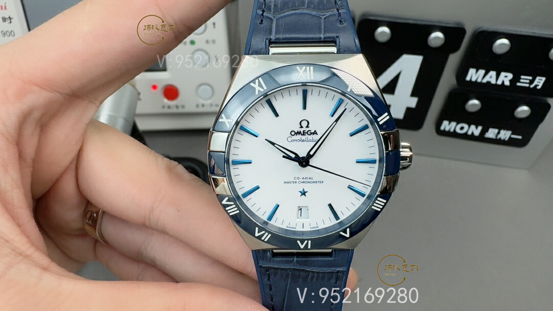 VS廠歐米茄第五代星座藍圈白面腕表：精致復(fù)刻與性能評測-復(fù)刻表