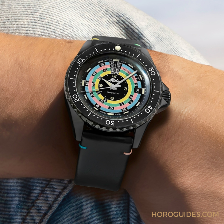 漆黑中的復古“彩虹圈”！ MIDO再度推出Ocean Star Decompression Timer 1961復刻限量版-復刻表